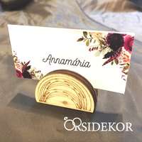 Fahasáb köszönetajándék és ültetőkártya 2 az 1-ben