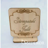 Köszönetajándék és ültetőkártya 2 az 1-ben