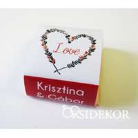 Köszönetajándék csoki