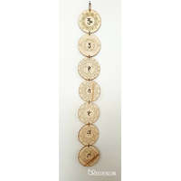 Mandala Csakra fali függő dekoráció fából