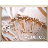 Fa kulcsok - vintage esküvői dekoráció