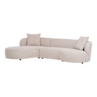 House Nordic Hampton Lounge Sofa 294 cm sarok ülőgarnitúra bézs - balos