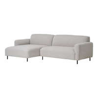 House Nordic Sarok ülőgarnitúra Svala 265 cm világosszürke bouclé - balos