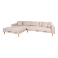 House Nordic Arden Lounge Sofa sarok ülőgarnitúra 290 cm homok színű - balos