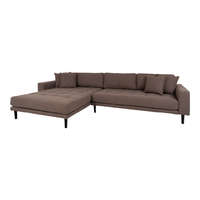 House Nordic Arden Lounge Sofa sarok ülőgarnitúra 290 cm barna - balos