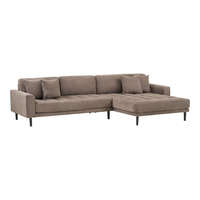 House Nordic Arden Lounge Sofa sarok ülőgarnitúra 290 cm barna kord - balos