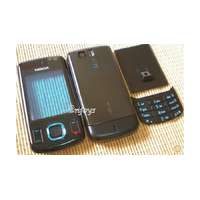 Nokia Nokia 6600 Sl elő+akkuf+gomb, Előlap, fekete