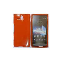 Sony Sony Xperia U ST25i, Szilikon tok, S-Case, piros
