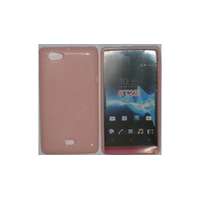Sony Sony Xperia Miro ST23i, Szilikon tok, S-Case, rózsaszín