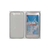 Alcatel Alcatel OT-997, Szilikon tok, S-Case, fehér