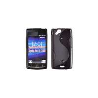 Sony Ericsson Sony Ericsson X12 Arc/LT18, Szilikon tok, S-Case, fekete