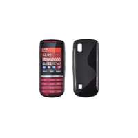 Nokia Nokia Asha 300, Szilikon tok, S-Case, fekete