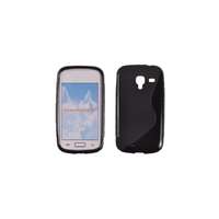 Samsung Samsung i8160 Galaxy Ace 2, Szilikon tok, S-Case, fekete