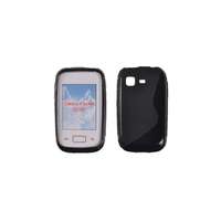 Samsung Samsung S5300 Galaxy Pocket, Szilikon tok, S-Case, fekete