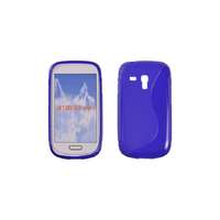 Samsung Samsung i8190 Galaxy S3 Mini, Szilikon tok, S-Case, kék