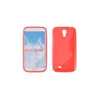 Samsung Samsung i9500 Galaxy S4, Szilikon tok, S-Case, piros