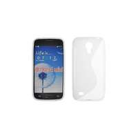 Samsung Samsung i9190 Galaxy S4 Mini, Szilikon tok, S-Case, átlátszó