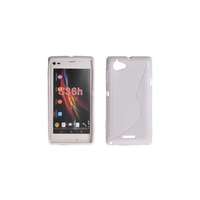 Sony Sony Xperia L C2105, Szilikon tok, S-Case, fehér