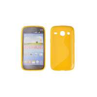 Samsung Samsung i8260 Galaxy Core, Szilikon tok, S-Case, sárga