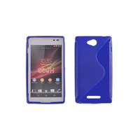 Sony Sony Xperia C C2305, Szilikon tok, S-Case, kék