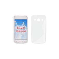 Samsung Samsung G350 Galaxy Core+, Szilikon tok, S-Case, átlátszó