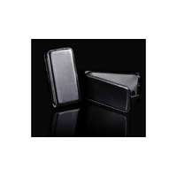 Sony Sony Xperia Z1 Mini D5503, Lefele nyíló flip tok, fekete