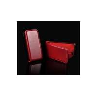 Sony Sony Xperia Z1 Mini D5503, Lefele nyíló flip tok, piros
