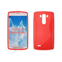 Lg LG Optimus G3 D855, Szilikon tok, S-Case, piros