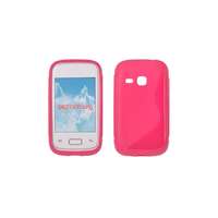 Samsung Samsung S6310 Galaxy Young, Szilikon tok, S-Case, rózsaszín