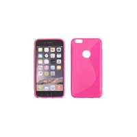 Apple Apple iPhone 6 Plus/6S Plus, Szilikon tok, S-Case, rózsaszín