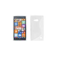 Nokia Nokia Lumia 730/735, Szilikon tok, S-Case, átlátszó