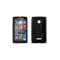 Microsoft Microsoft Lumia 435, Szilikon tok, S-Case, fekete
