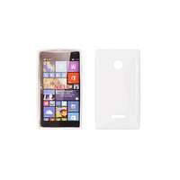 Microsoft Microsoft Lumia 435, Szilikon tok, S-Case, fehér