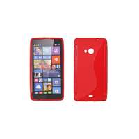 Microsoft Microsoft Lumia 535, Szilikon tok, S-Case, piros