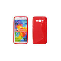 Samsung Samsung G530 Galaxy Grand Prime, Szilikon tok, S-Case, piros