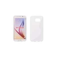 Samsung Samsung G920 Galaxy S6, Szilikon tok, S-Case, fehér