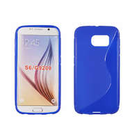 Samsung Samsung G920 Galaxy S6, Szilikon tok, S-Case, kék