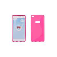 Huawei Huawei P8, Szilikon tok, S-Case, rózsaszín