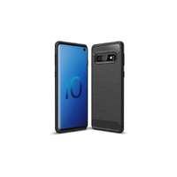 Samsung Samsung G985 Galaxy S20 Plus, Szilikon tok, Carbon, fekete