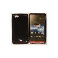 Sony Sony Xperia Miro ST23i, Szilikon tok, S-Case, fekete