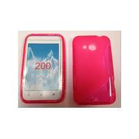 Htc HTC Desire 200, Szilikon tok, S-Case, rózsaszín