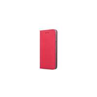 Xiaomi Xiaomi Redmi 10, Oldalra nyíló flip tok, Smart, piros