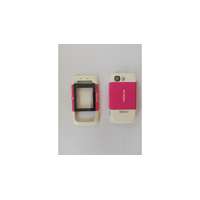 Nokia Nokia 5200 elő+akkuf, Előlap, fehér-rózsaszín