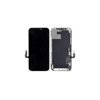 Apple Apple iPhone 12/12 Pro, LCD kijelző érintőplexivel (TFT Incell), fekete