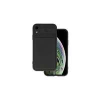 Apple Apple iPhone 7/8/SE 2020/SE 2022, Szilikon tok, Camera Protected, fekete