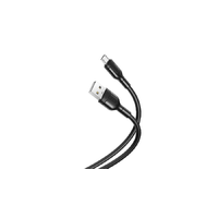 XO XO NB212 USB kábel, Micro USB 1.0 m 2,1A, fekete