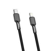 XO XO NB183A PD Gyorstöltő USB kábel, USB-C - Lightning, (1 méter 20W), fekete