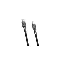 XO XO NB183A PD Gyorstöltő USB kábel, USB-C - Lightning, ( Fonott, 1 méter 20W), fekete