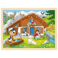 GOKI Fa puzzle, az Alpokban
