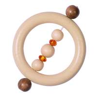 HEIMESS Natúr fa babajáték, rágóka borostyánkővel